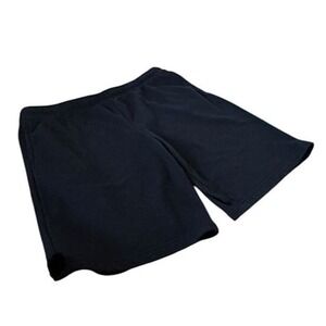 Xersion Training Workout Shorts Mens XLT Black Pull On Athletic Cotton Blend